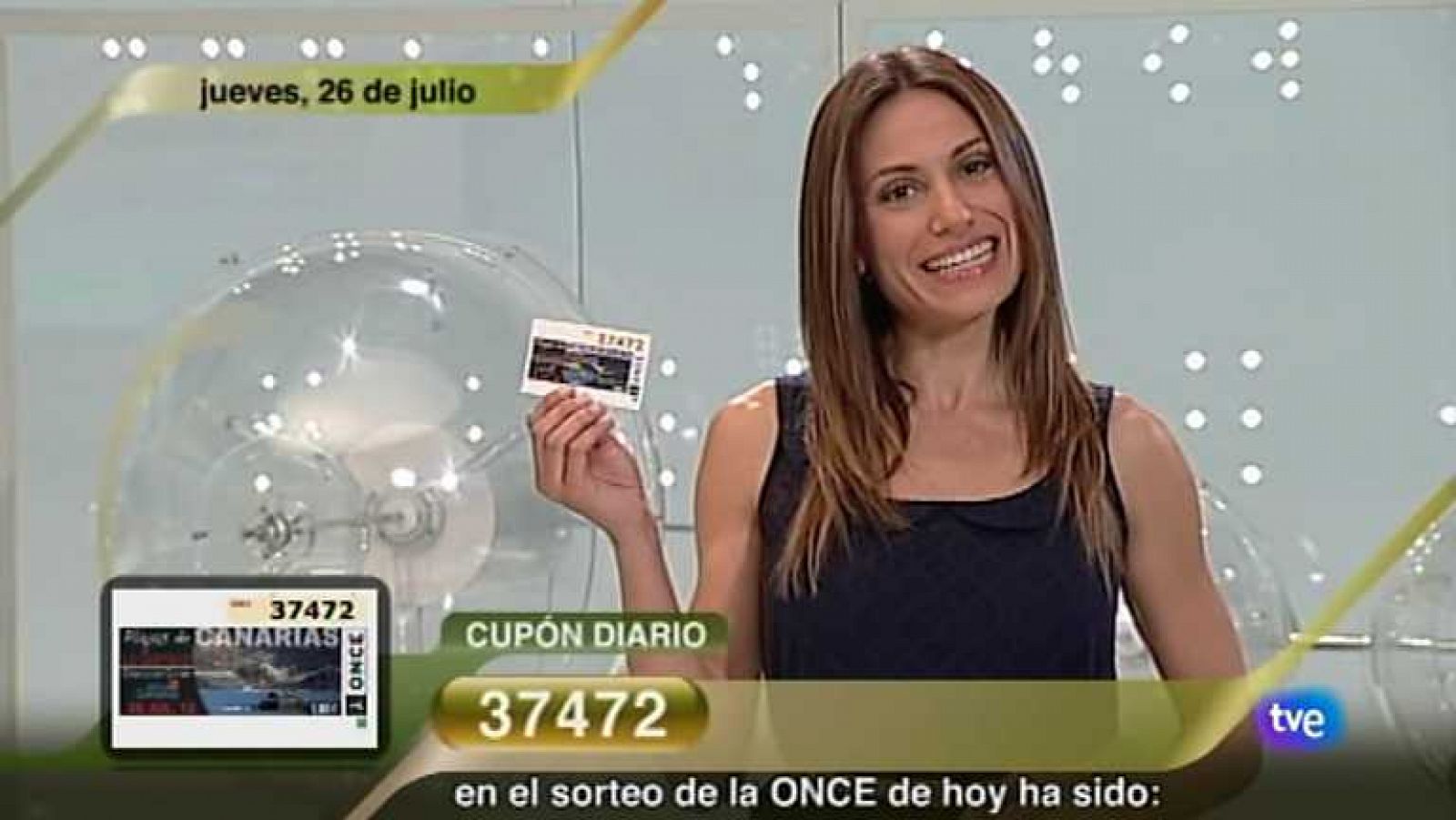 Sorteos ONCE Sorteo ONCE 26/07/12 RTVE Play