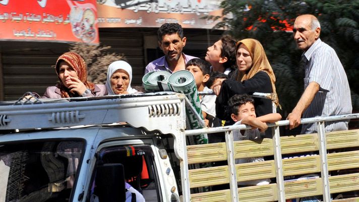 Telediario 1 - El Ejército sirio prepara la ofensiva para controlar Alepo, la segunda ciudad del país