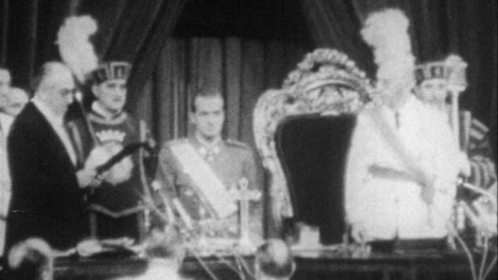 Don Juan Carlos de Borbón nombrado "sucesor al título de Rey" (22 de julio 1969)