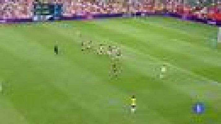 Telediario 1 - El fútbol en los Juegos Olímpicos, un deporte de sufrimiento