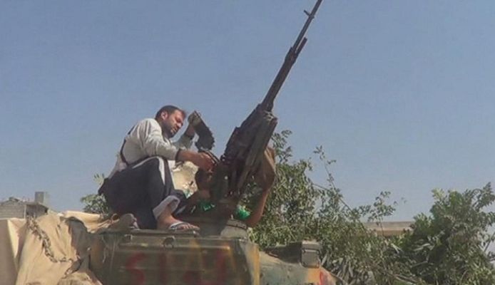 Telediario 1 - Alepo, en la guerra siria