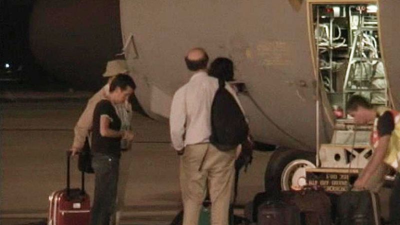 LLEGADA COOPERANTES REPATRIADOS DESDE SÁHARA