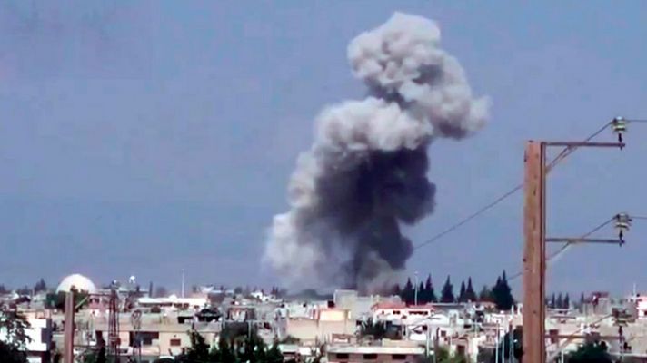 Telediario 1 - Alepo cercada por la guerra