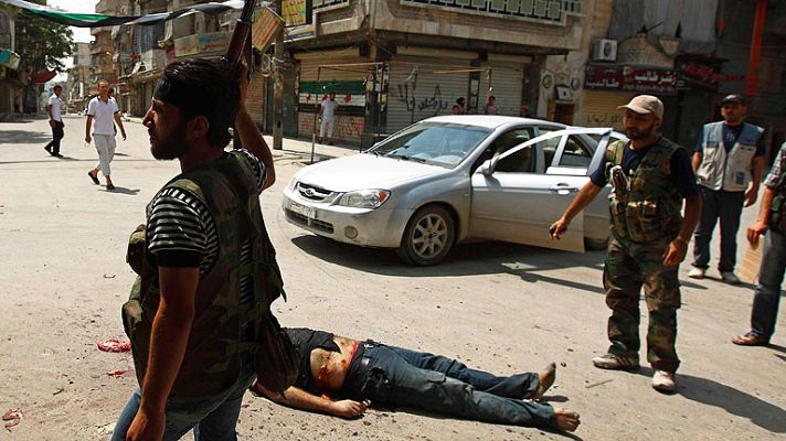 Telediario 1 - Combate tercer día en Alepo