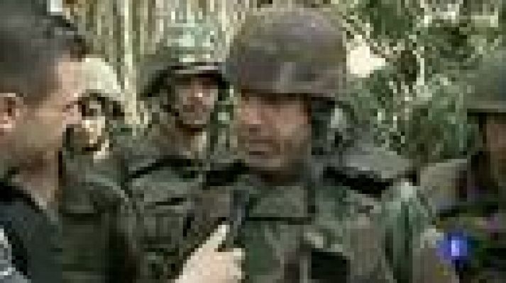 Telediario 1 - Al Asad bombardea Alepo