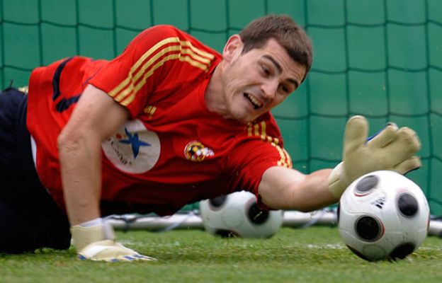 Eurocopa - Último entrenamiento en Neustift