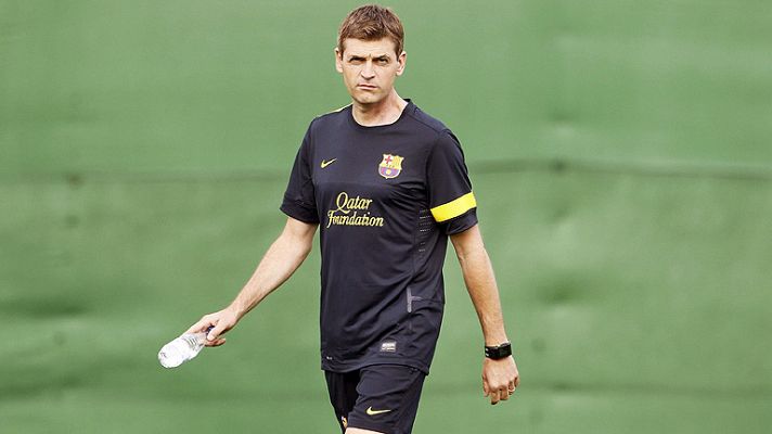 Telediario 1 - Primer día de trabajo de Vilanova con la mayoría de sus futbolistas