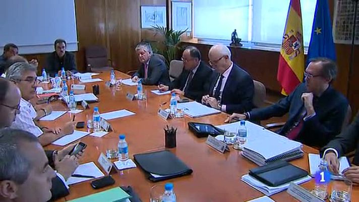 Telediario 1 - Reunión sobre la minería