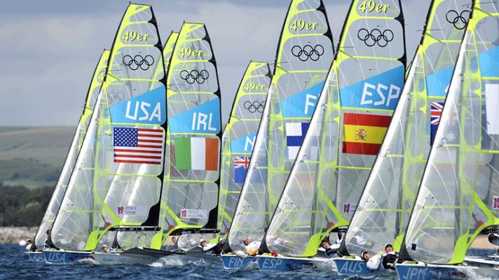 Telediario 1 - Los regatistas españoles en Londres