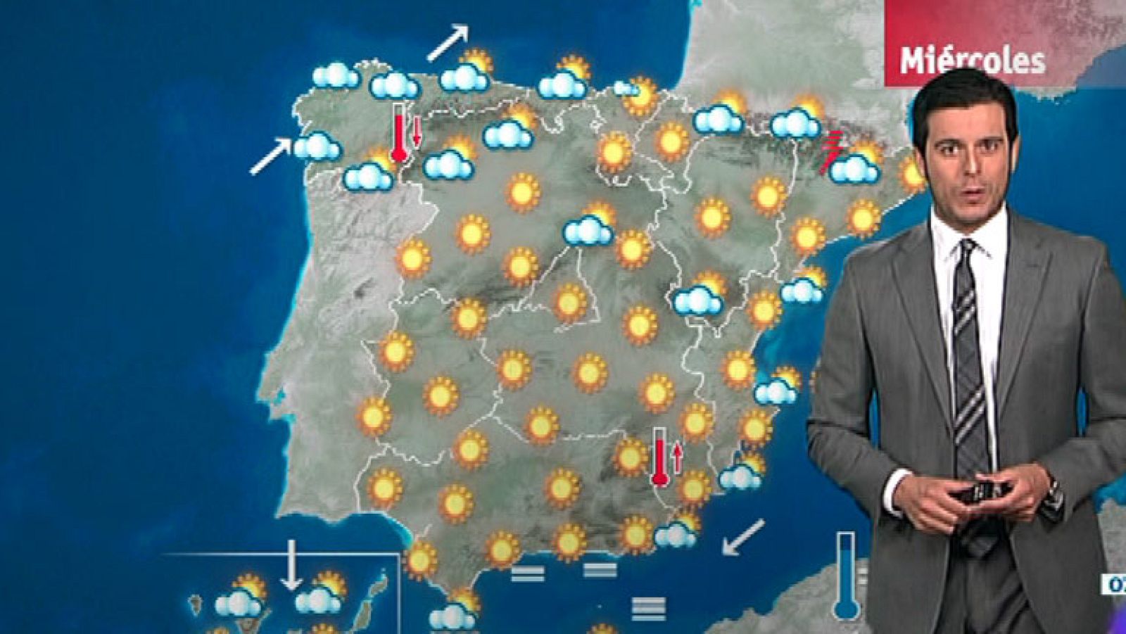 Las temperaturas seguirán altas en el sudeste peninsular y en Mallorca