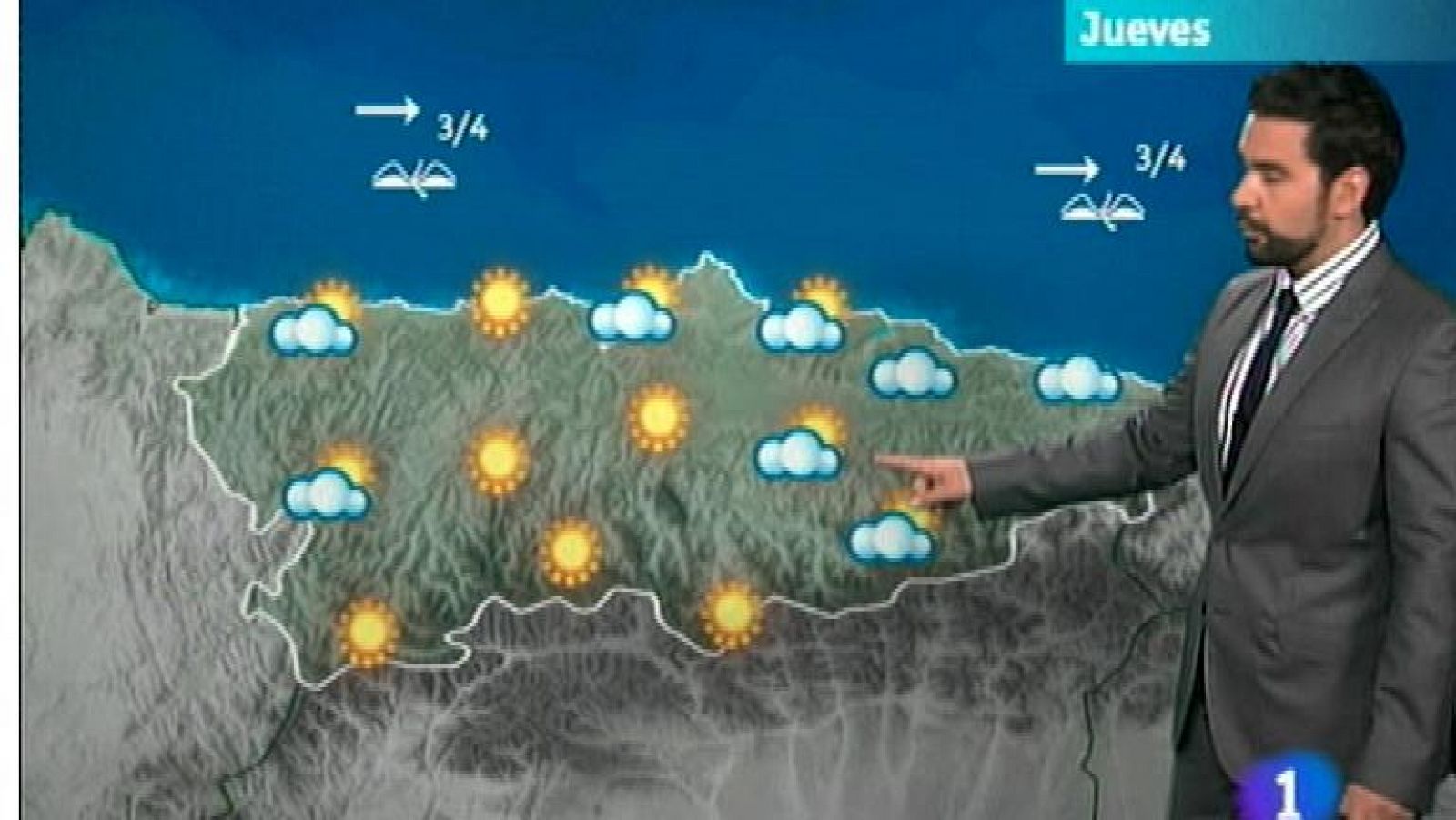 Panorama Regional: El tiempo e  asturias - 01/08/12 | RTVE Play