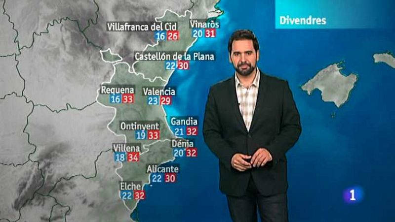 El tiempo en la Comunidad Valenciana - 02/08/12 - Ver ahora 