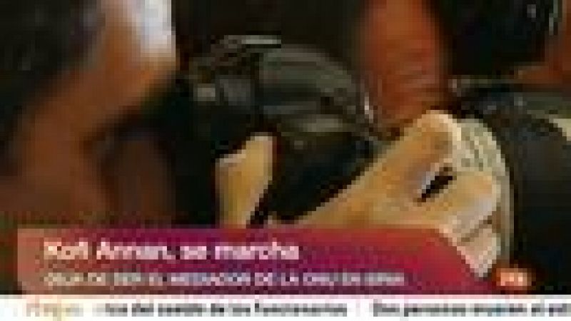 Annan arroja la toalla ante la imposibilidad de una salida política en Siria - Informativo 24h | Ver