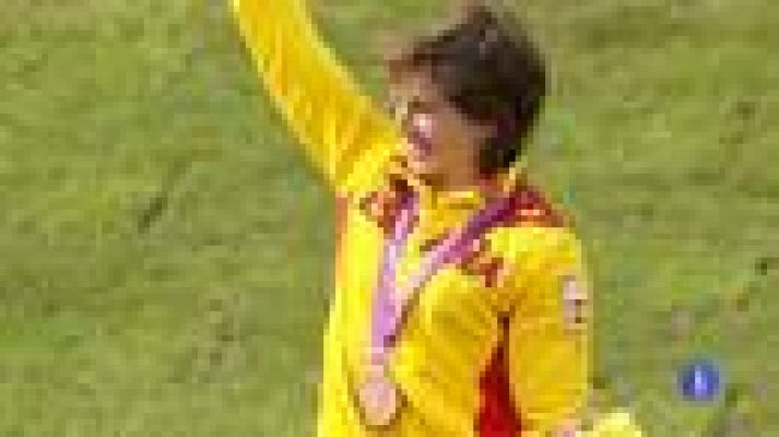 Telediario 1 - Maialen Chourraut, slalom de bronce en Londres 2012