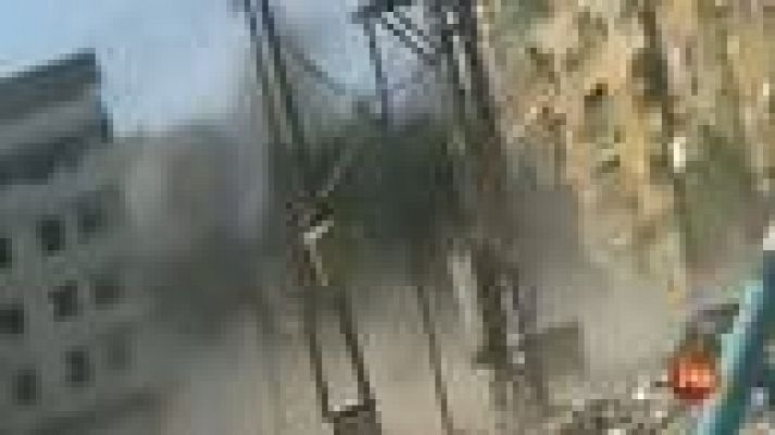 Informativo 24h - Las fuerzas del régimen atacan uncampamento palestino en Damasco