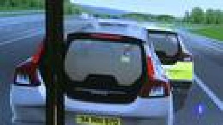 Telediario 1 - Accidentes de tráfico por cansancio