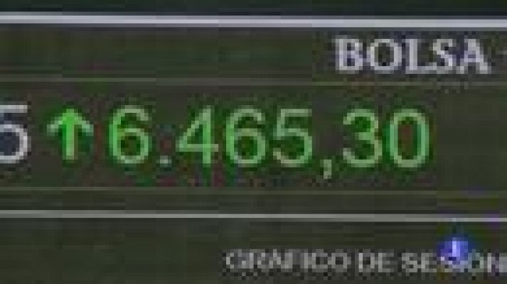 Telediario 1 - Subida de la bolsa