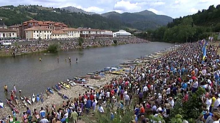 Telediario 1 - Descenso del Sella