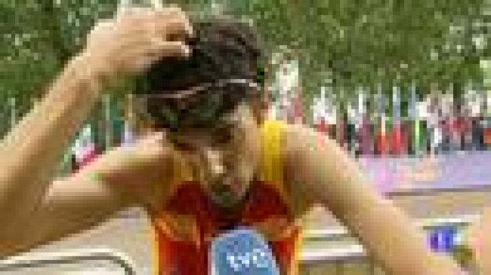 Telediario 1 - Segunda jornada de atletismo