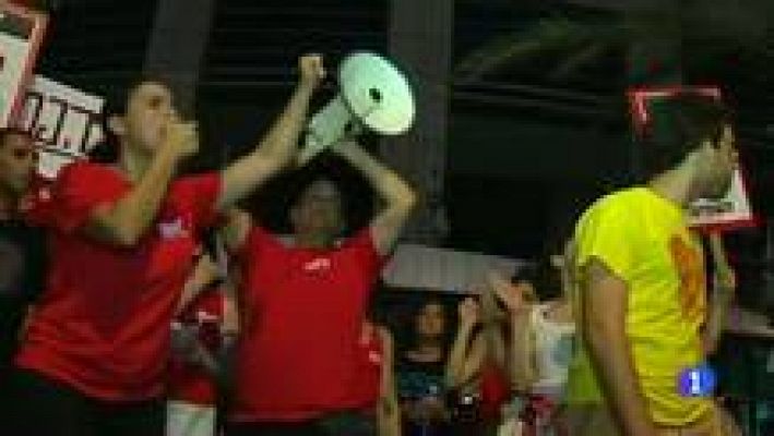 Telediario 1 - Movimientos de indignados de Israel