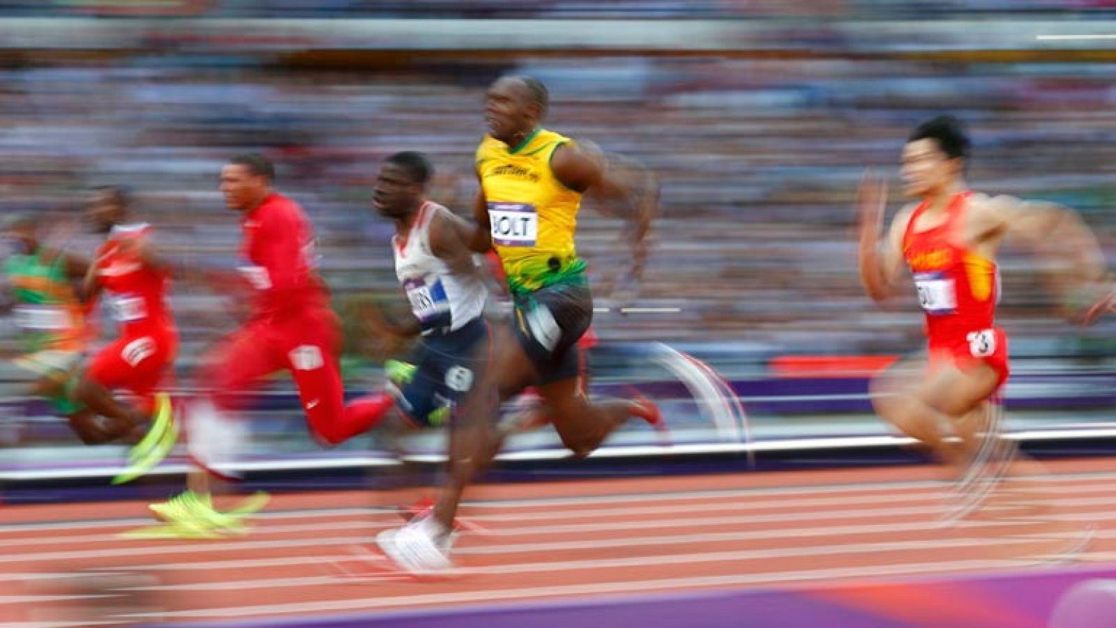 Las ocho 'balas' de los 100 metros lisos
