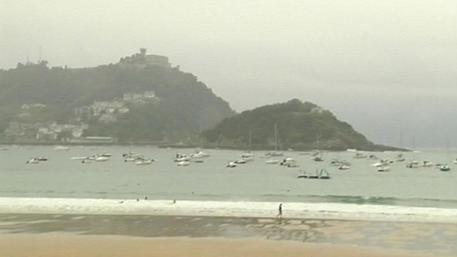Chubascos y tormentas en el Pirineo de Aragón y en Cataluña