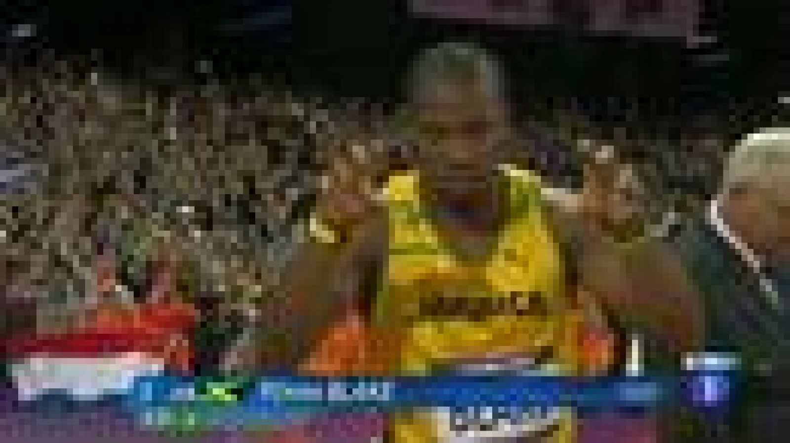 Telediario 1: Bolt se lleva el oro en Londres 2012 en los 100 m | RTVE Play