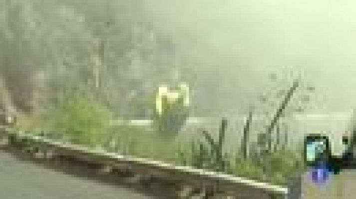 Telediario 1 - Incendio en la Gomera