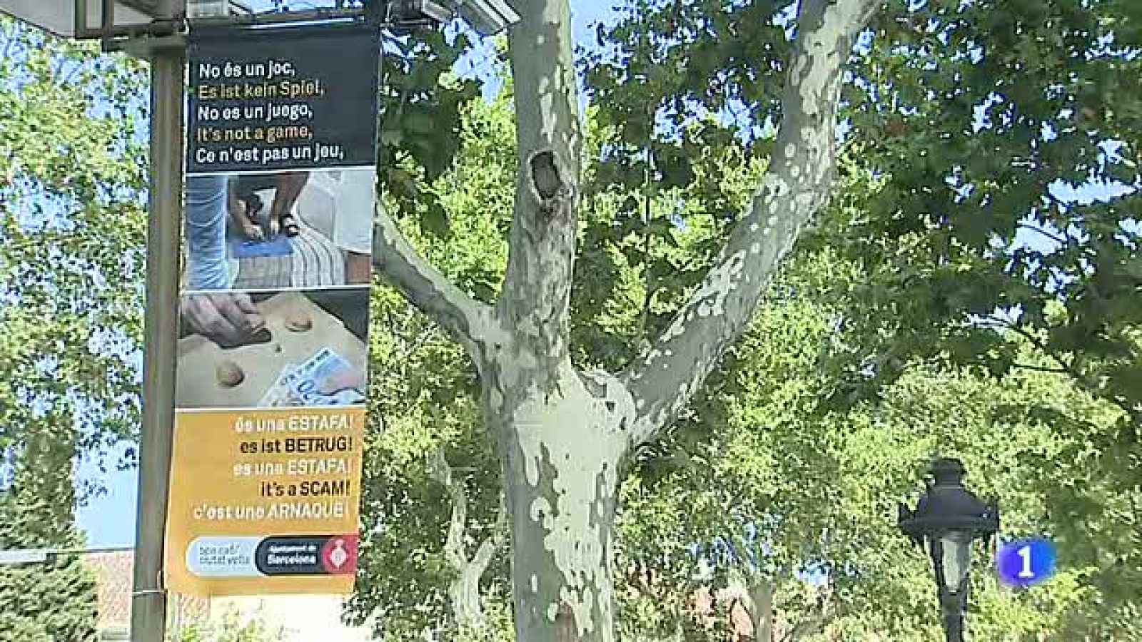  El ayuntamiento de Barcelona alertará los turistas sobre los trileros