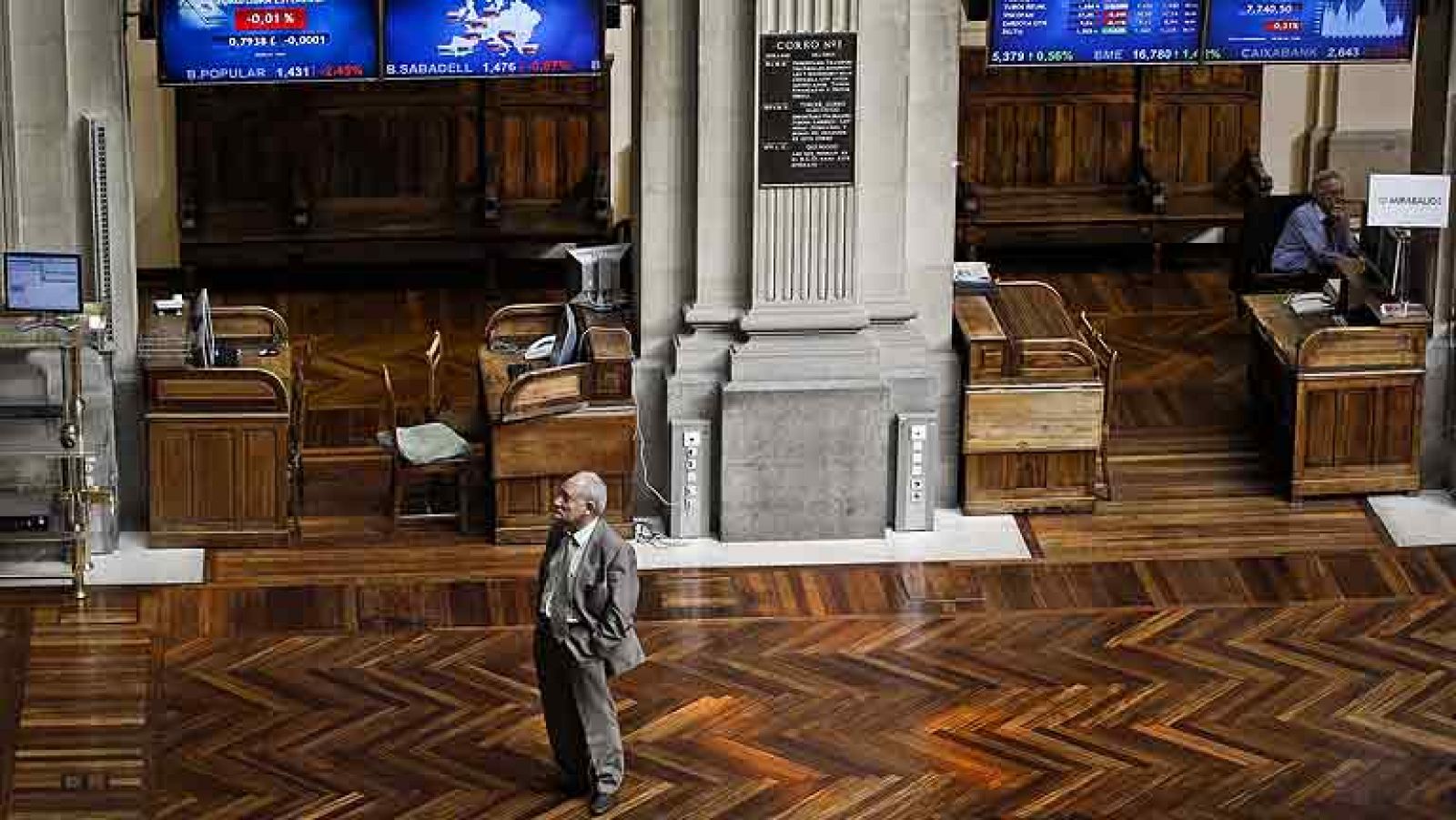 La Bolsa española se dispara un 4,41% con la prima de riesgo por debajo de 540 puntos