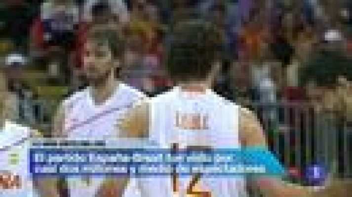 Telediario 1 - España consigue evitar a EE.UU