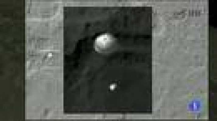 Primeras imágenes del aterrizaje del Curiosity en Marte