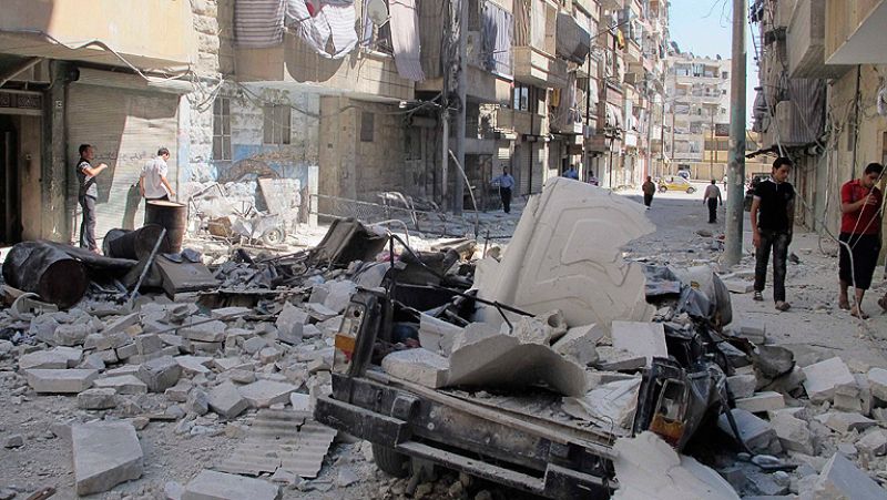 Los rebeldes sirios abandonan sus posiciones en el distrito de Salahedín, en Alepo, que durante los últimos días había sido un frente de batalla, y que ahora está bajo el control del ejército.