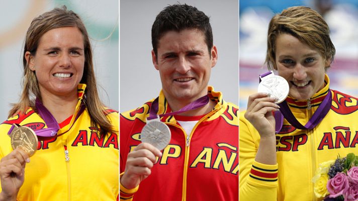 Telediario 1 - Las medallas de 'agua' de España, para las mujeres y los gallegos