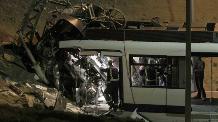 Accidente en el metro de Madrid