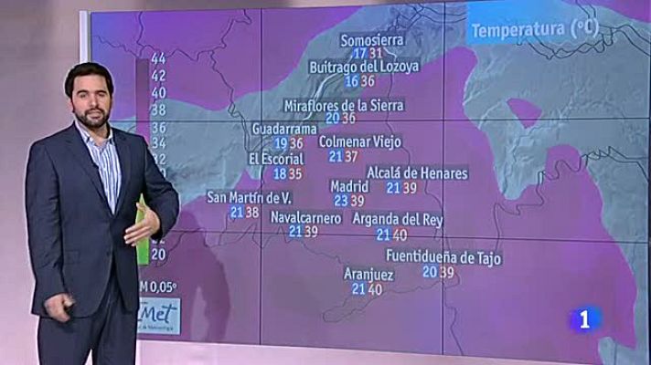 Informativo de Madrid - El tiempo en la Comunidad de Madrid - 08/08/12