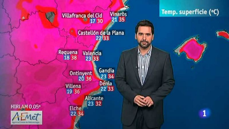 El tiempo en la Comunidad Valenciana - 08/08/12 - Ver ahora