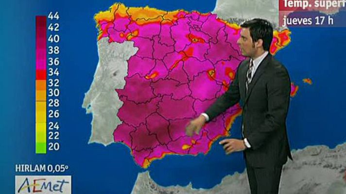 El tiempo - Las temperaturas suben aún más y pueden pasar de los 40º en el sur