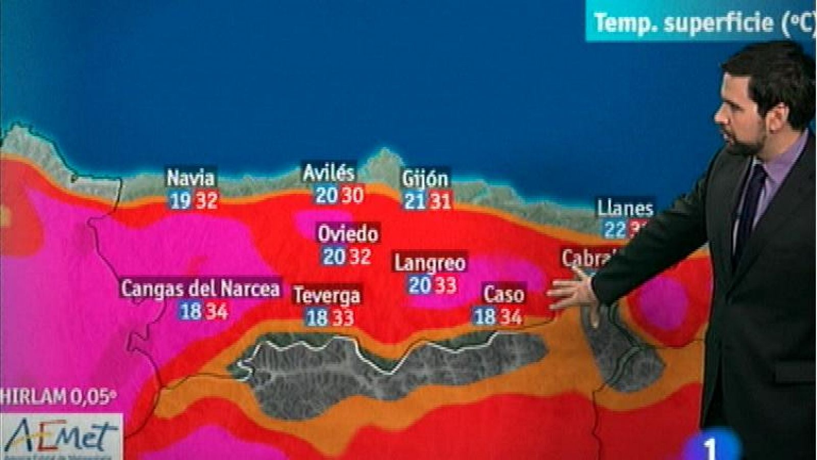 Panorama Regional: El tiempo en Asturias - 09/08/12 | RTVE Play