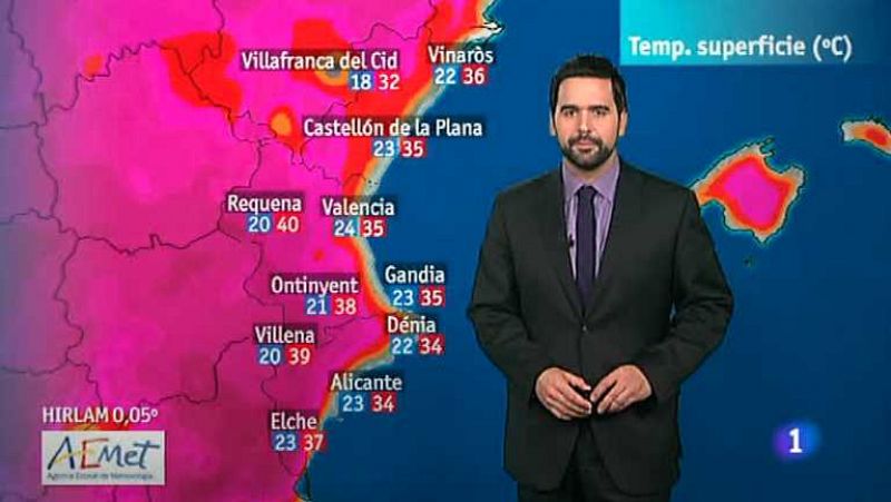 El tiempo en la Comunidad Valenciana - 09/08/12 - Ver ahora