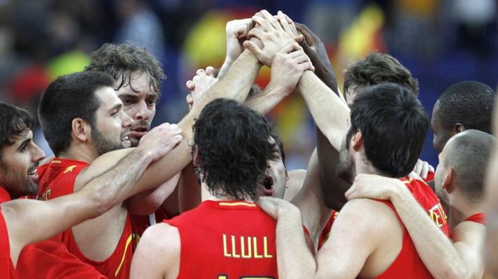 La selección española de baloncesto juega la semifinal de Londres 2012 ante Rusia