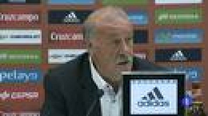 Telediario 1 - Del Bosque llama a Monreal y deja fuera a Xavi Hernández para el amistoso ante Puerto Rico