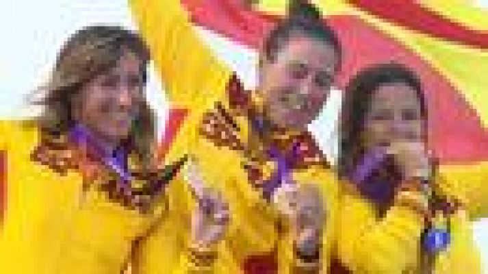 Telediario 1 - España se despide de Londres con 17 medallas