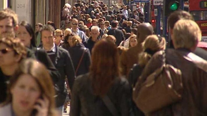 Telediario 1 - El PIB en países del euro