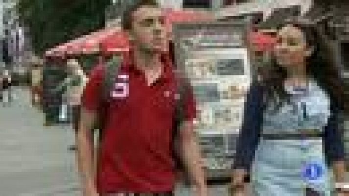 Telediario 1 - Españoles cotizando en Alemania