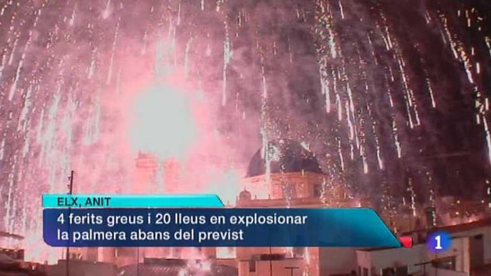 L'informatiu - Comunitat Valenciana - La Comunidad Valenciana en 2' -  14/08/12