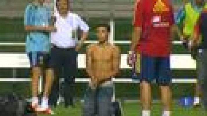 Telediario 1 - Gran ambiente y espontáneos en Puerto Rico para ver a la Roja