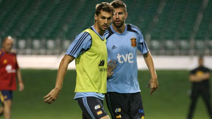 Telediario 1 - Del Bosque dará minutos a Llorente