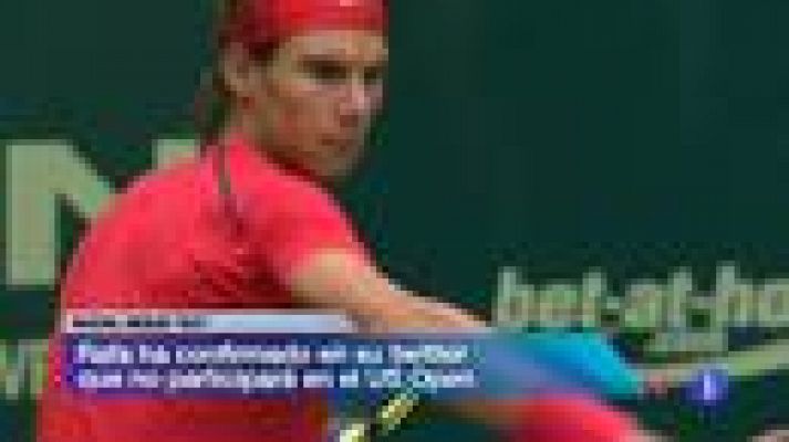 Telediario 1 - Nadal tampoco jugará el US Open