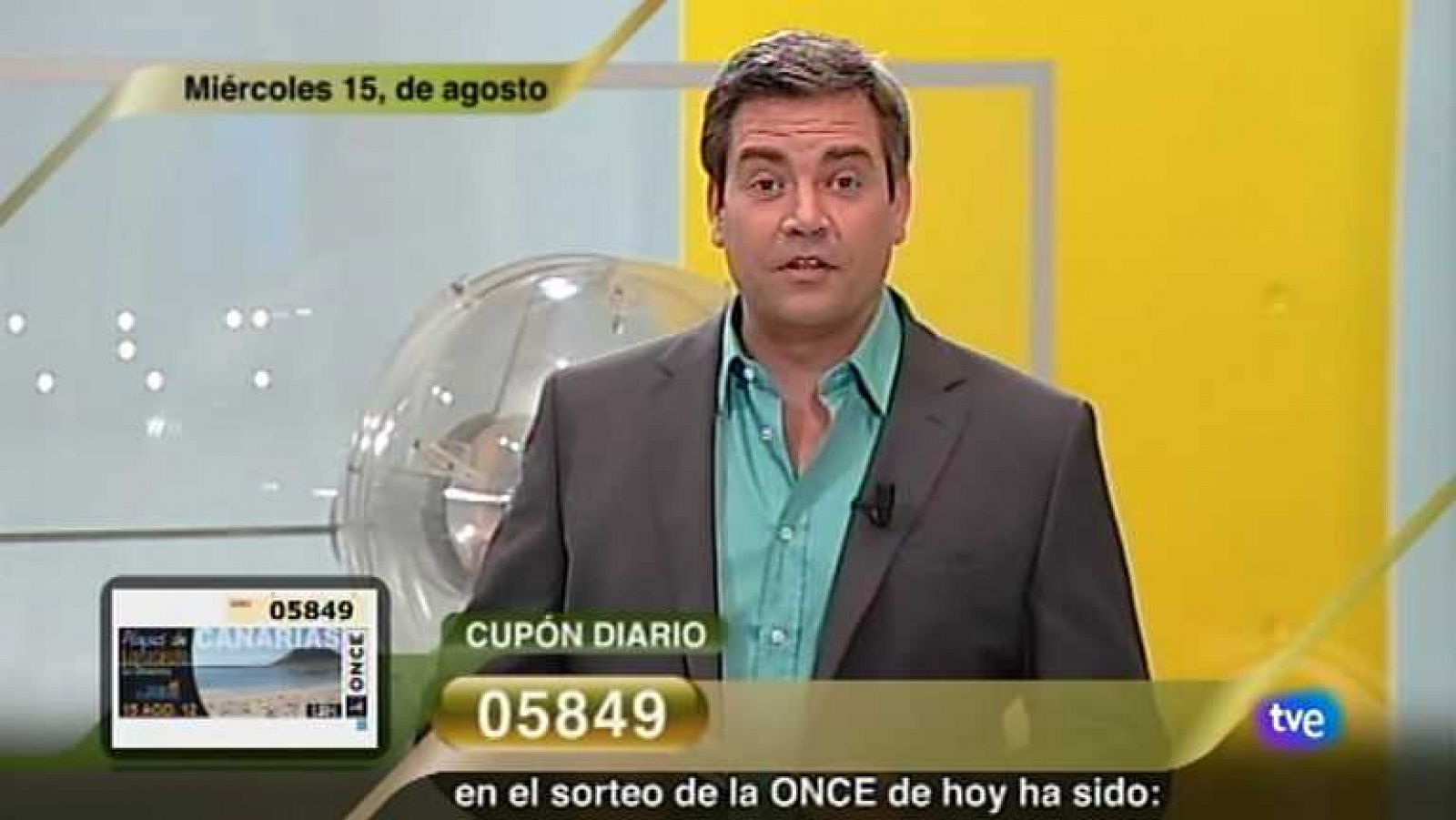 Sorteos ONCE: Sorteo ONCE - 15/08/12 | RTVE Play